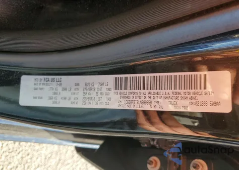 2020 Ram 1500 Big Horn/Lone Star z USA, uszkodzony, nr VIN 1C6SRFBT8LN289958